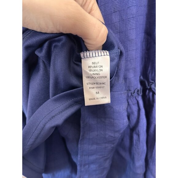 Altar'd State Women's Lilith Mini Blue Dress Sleeveless Size Medium New NWT - Picture 9 of 9